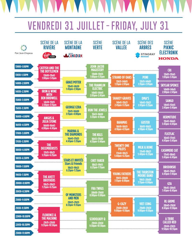 Osheaga vendredi
