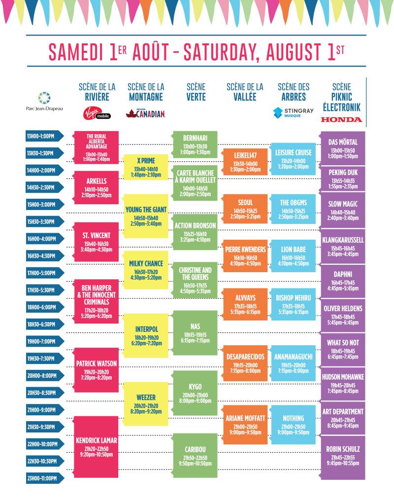 Osheaga samedi