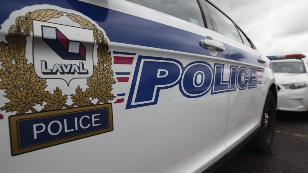 Une voiture du Service de police de Laval