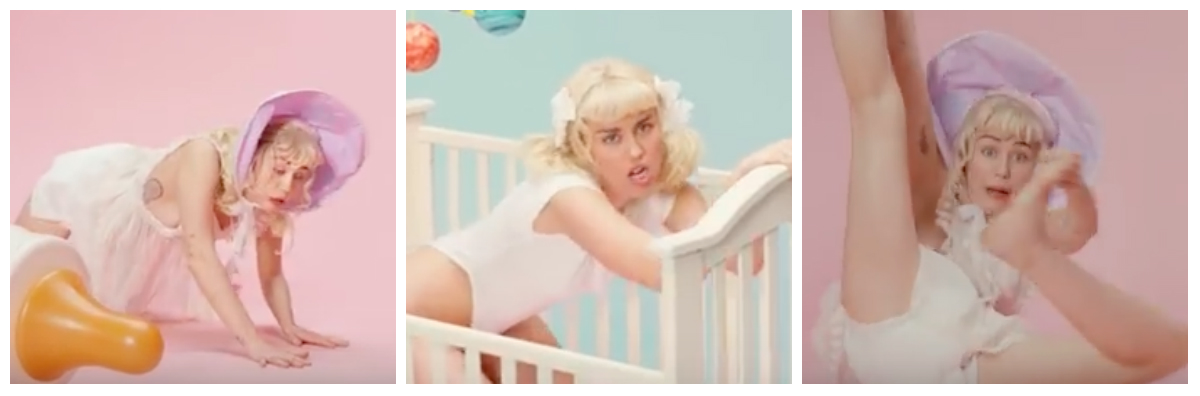 Miley Cyrus qui dérange.