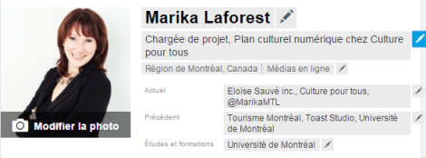 Marika Laforest Linkedin