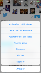 Twitter notifications