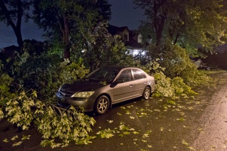 Tempête tropicale sur RDP