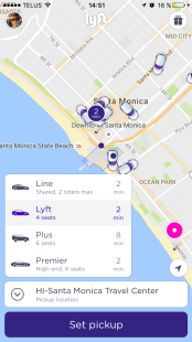 Lyft Line : partager la course avec un autre utilisateur