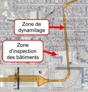 Zone d'inspection des bâtiments