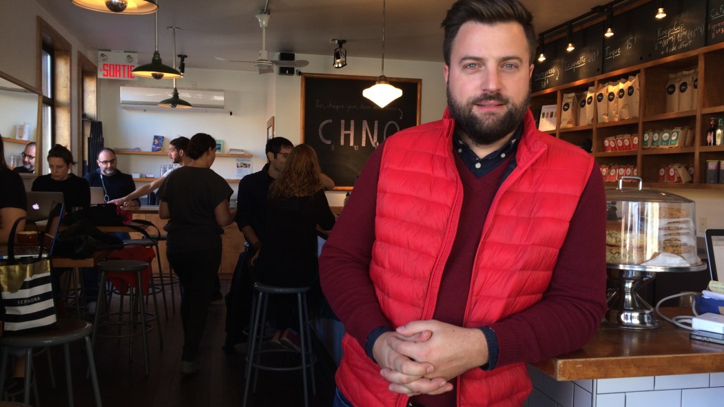 Charles-Ugo Boucher a choisi le quartier Villeray pour se lancer dans sa passion et ouvrir le Café Larue.