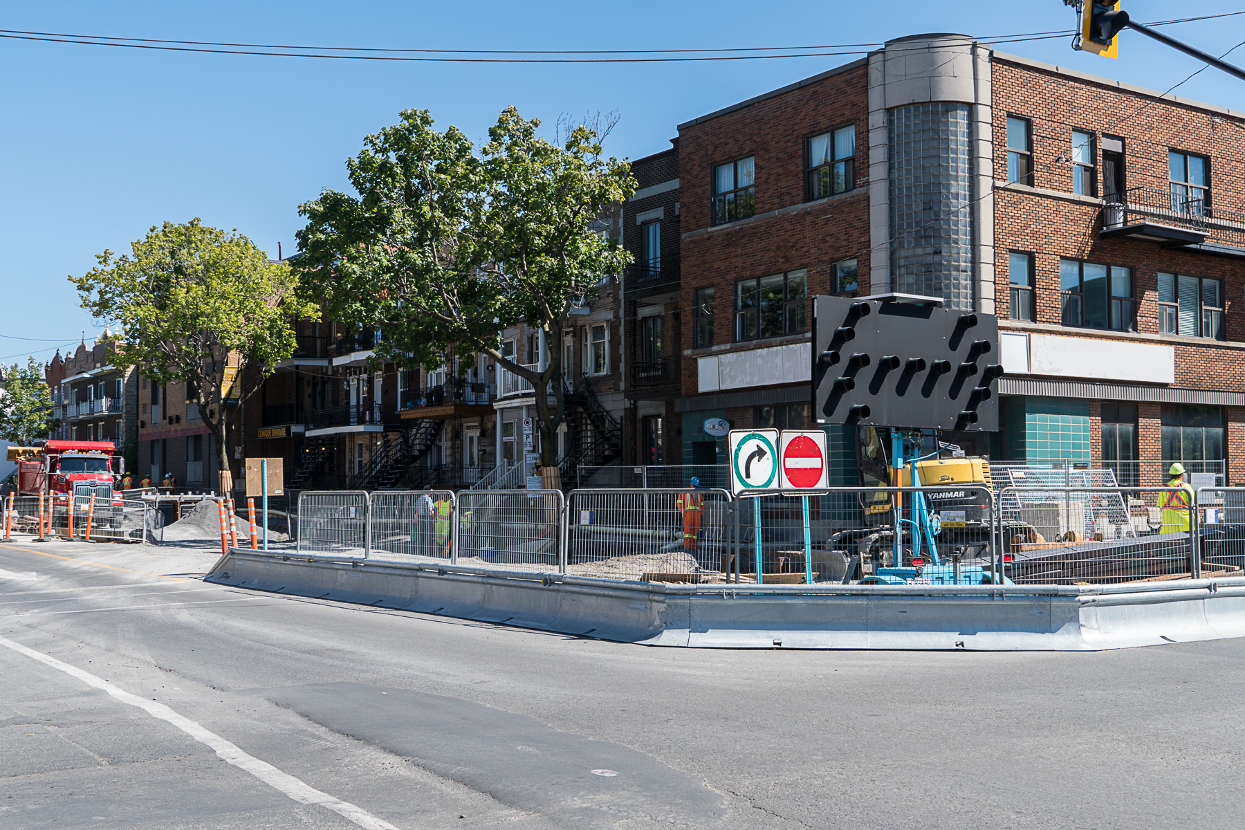 Des travaux sur la rue Saint-Denis