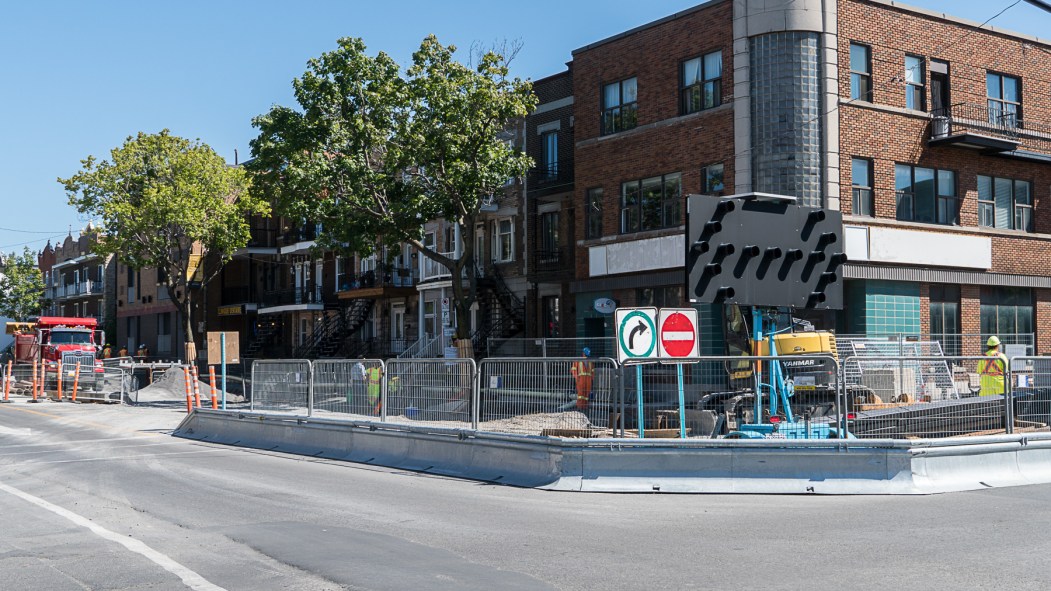 Des travaux sur la rue Saint-Denis