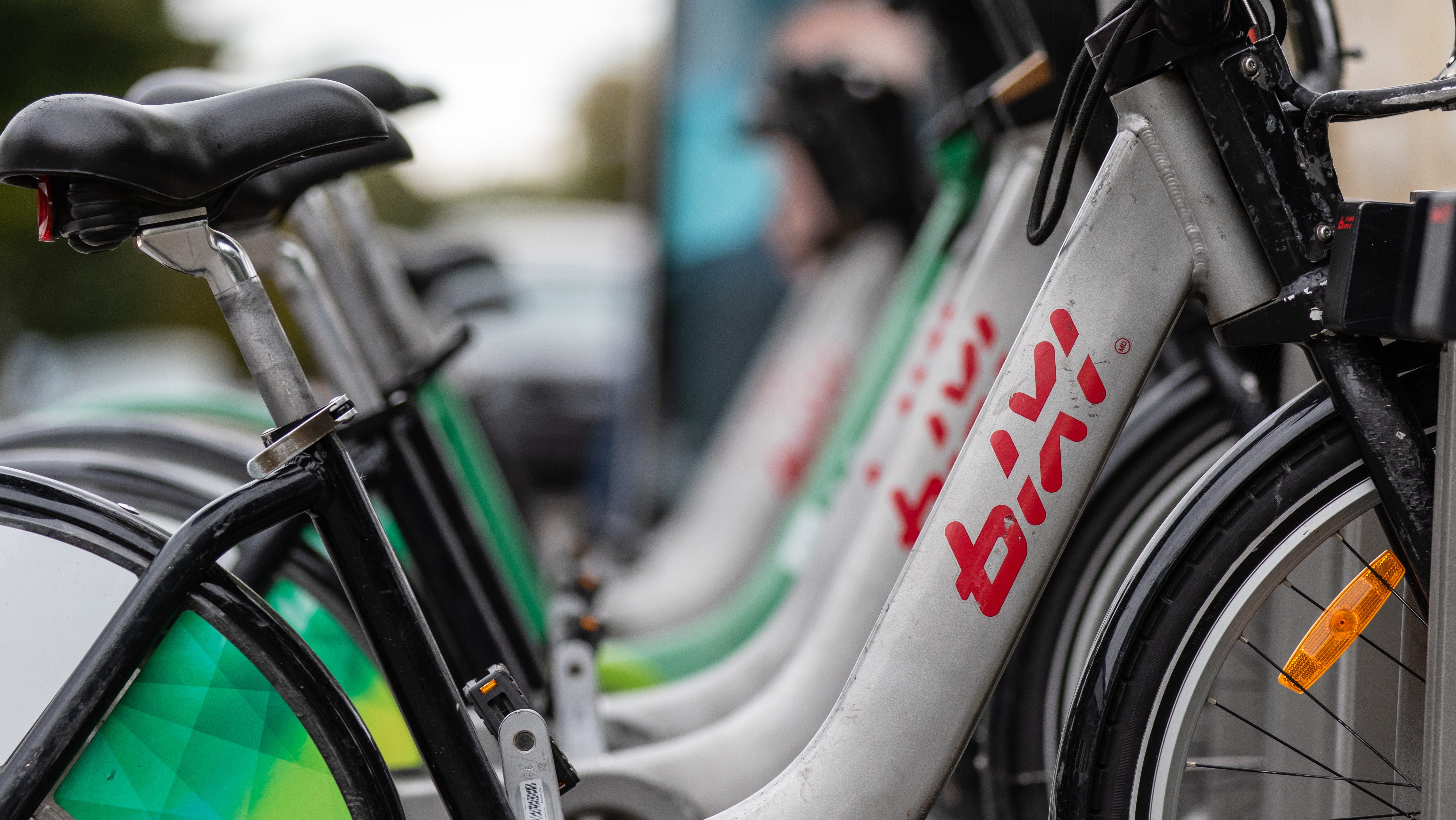 Des vélos en libre service (VLS) de BIXI