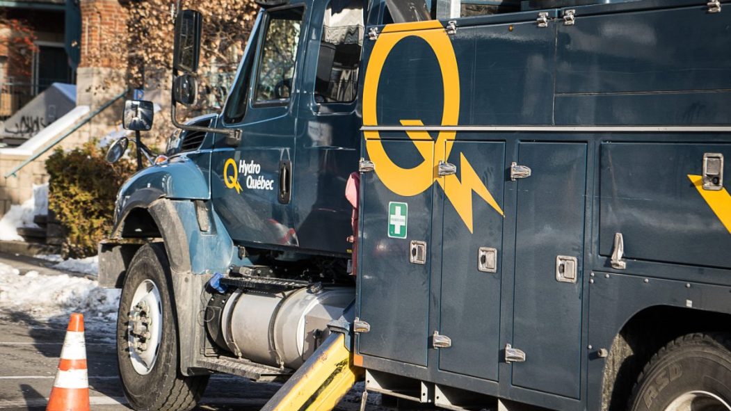 Un camion Hydro-Québec