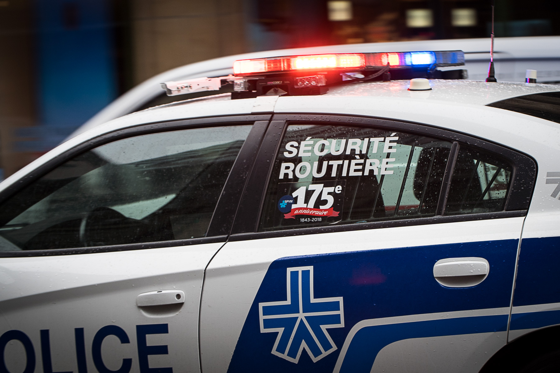 Une voiture du SPVM