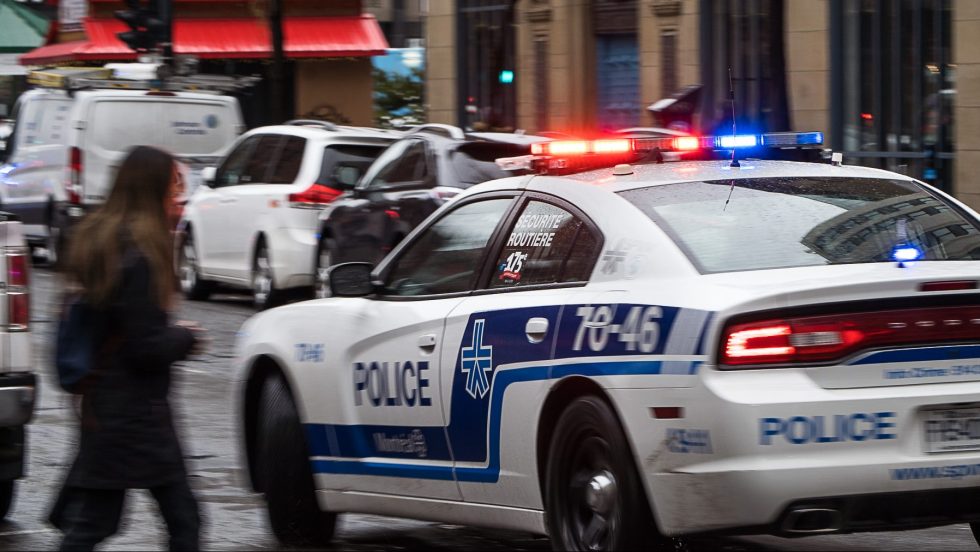 Une voiture du SPVM