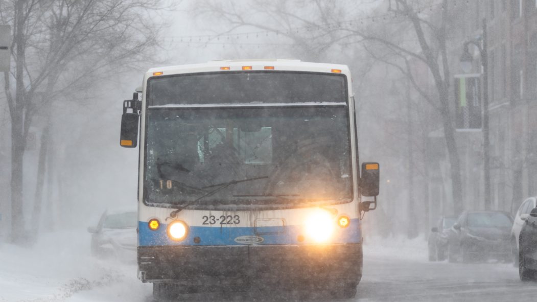 Un autobus de la STM