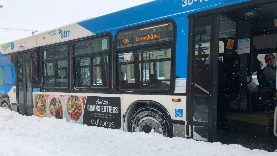 Un autobus de la STM