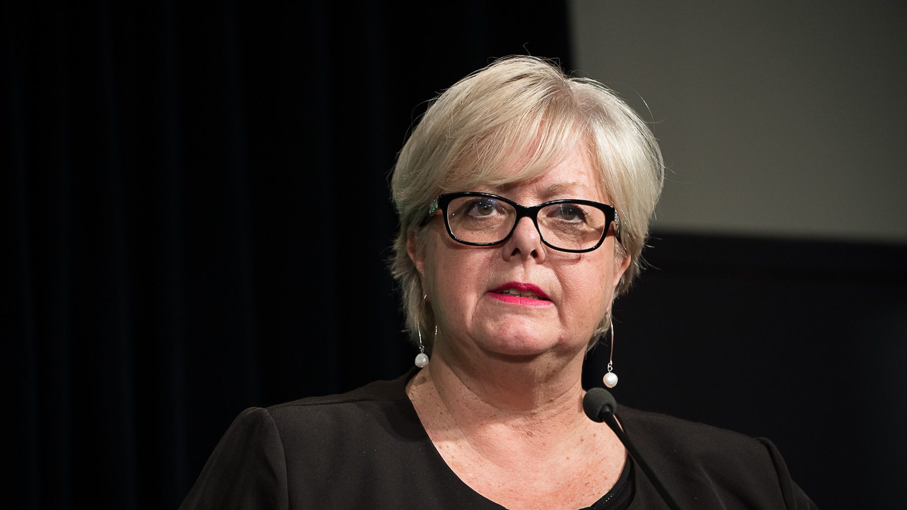 La ministre Sylvie D'Amours