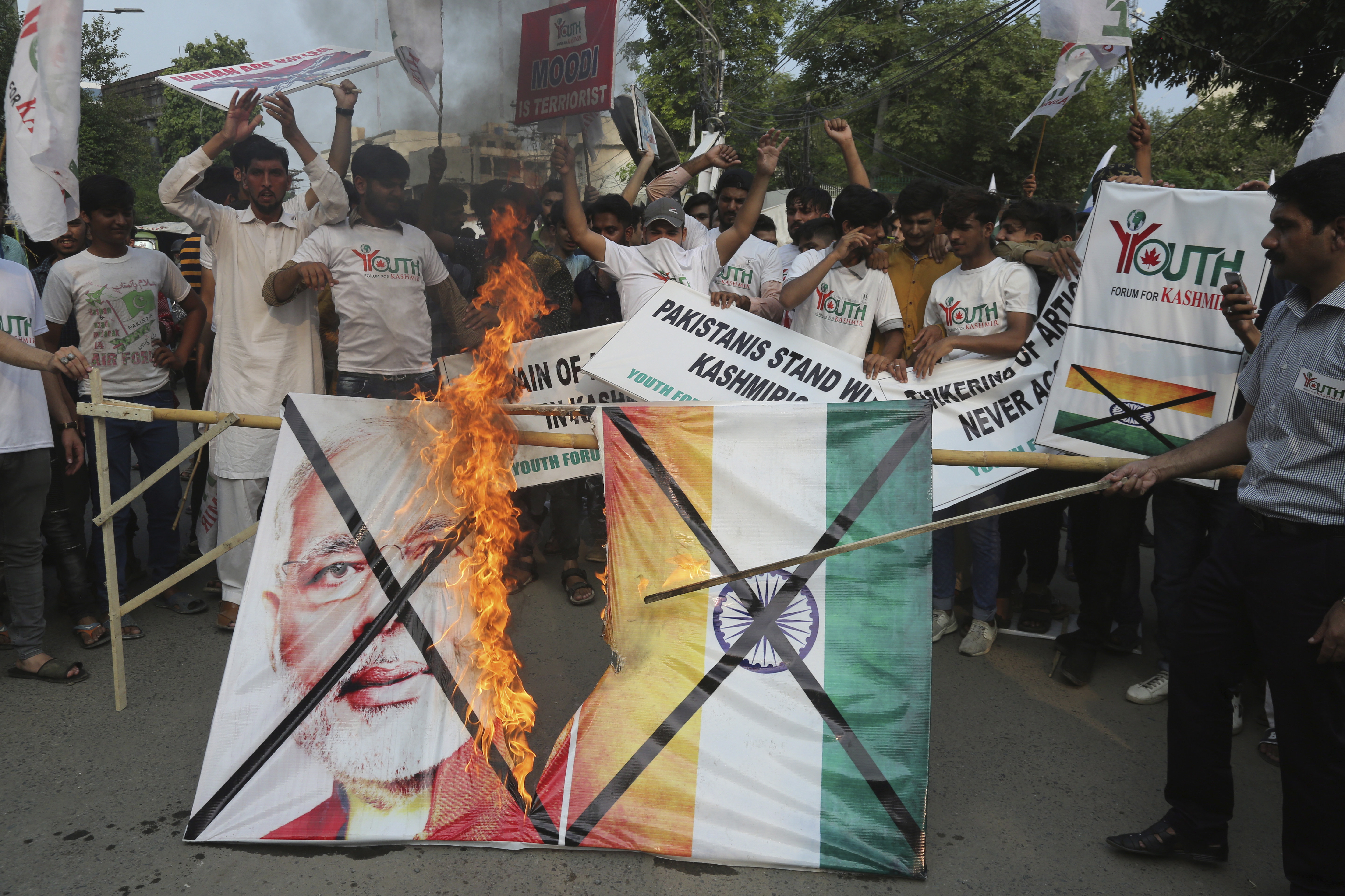 Manifestation Pakistan Cachemire