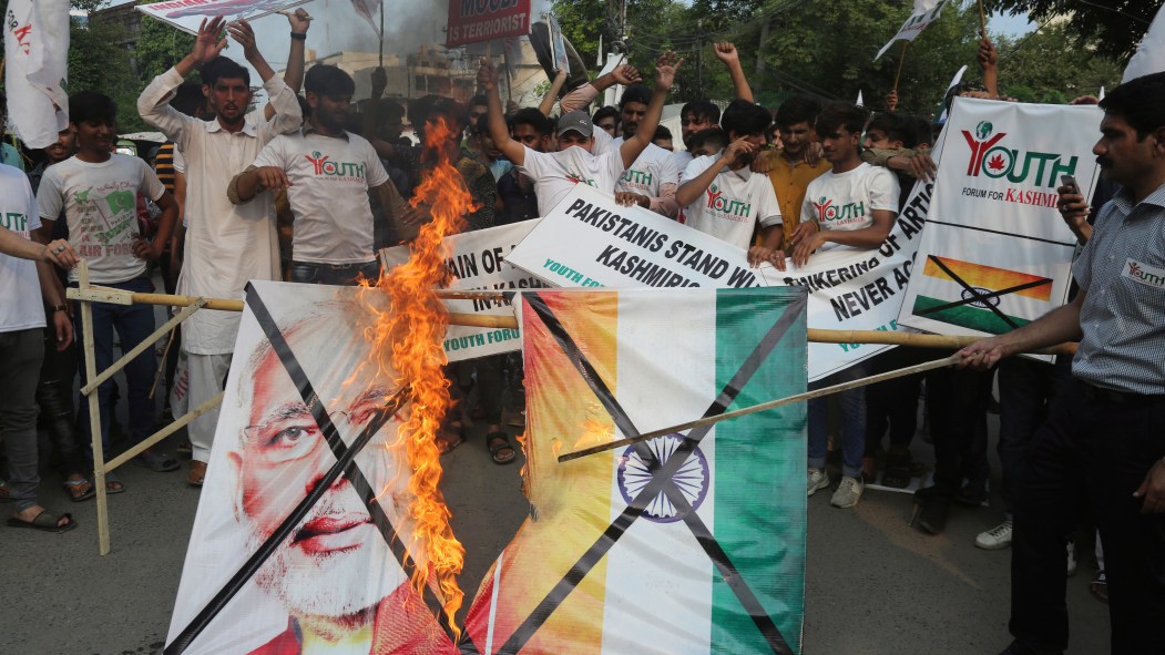 Manifestation Pakistan Cachemire