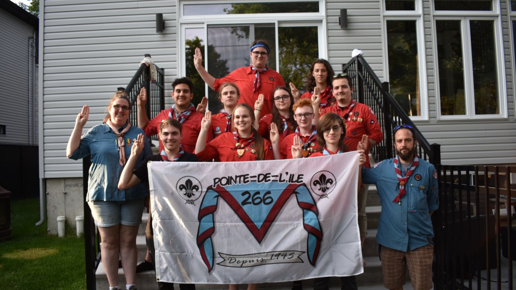 Le 266e groupe scout de la pointe de l'île