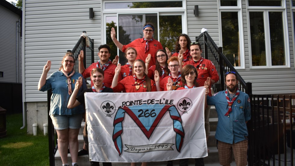 Le 266e groupe scout de la pointe de l'île