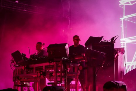 Le duo de musique électronique anglais Chemical Brothers à Osheaga.