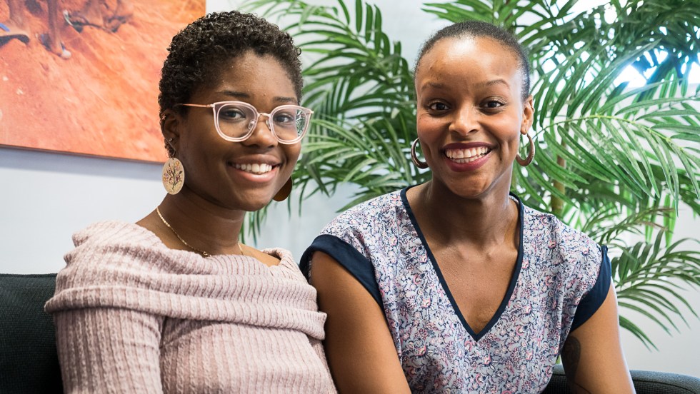 Marina Mathieu et Stella Lemaine, deux cinéastes qui présenteront leurs oeuvres au festival international du film black de Montréal.