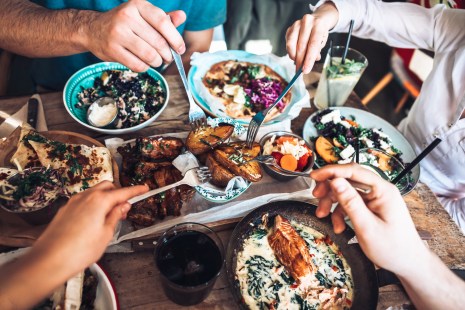 Repas entre amis