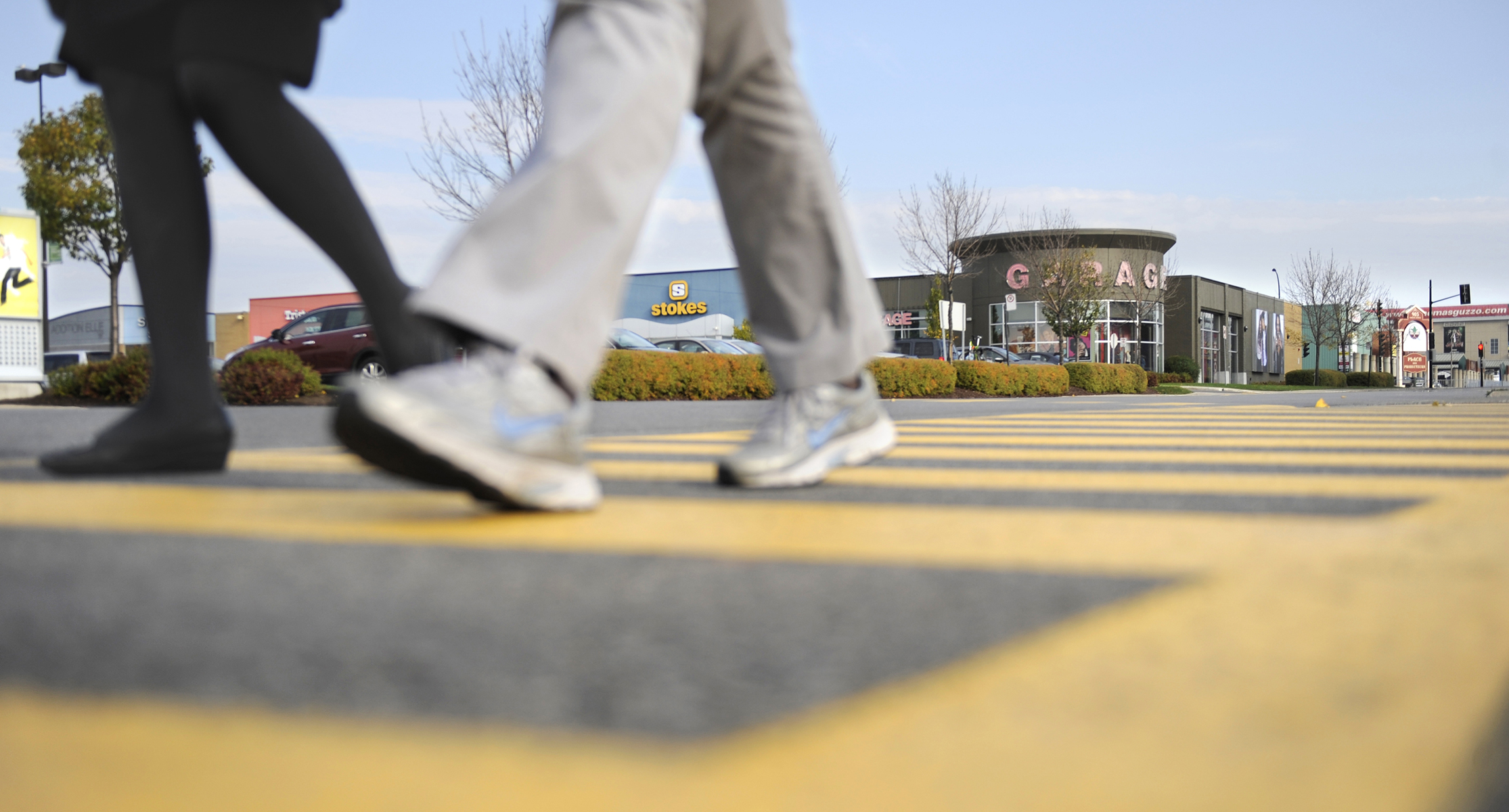 Piétons au Marché entral