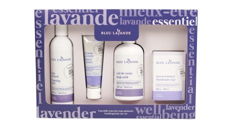 coffrets beauté bleu lavande