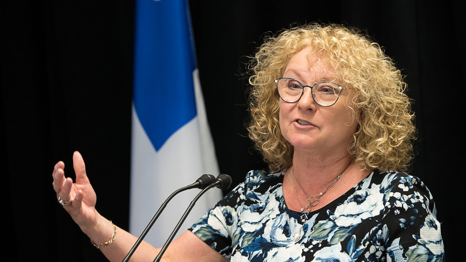 La ministre responsable des Aînés et des Proches aidants, Marguerite Blais