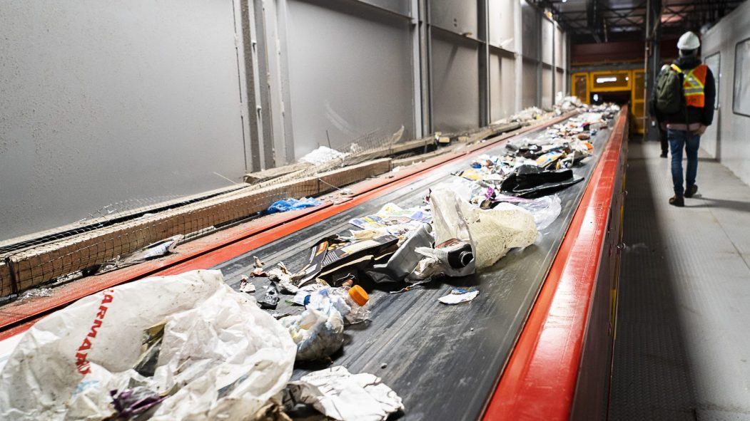 Le centre de recyclage de Lachine, à Montréal