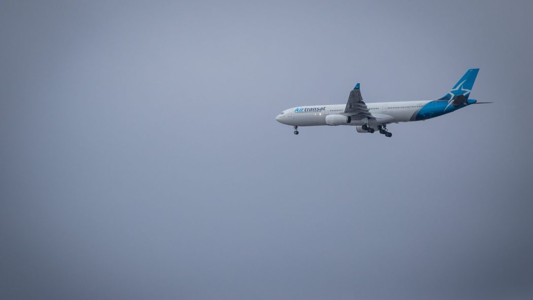 Un avion d'Air Transat