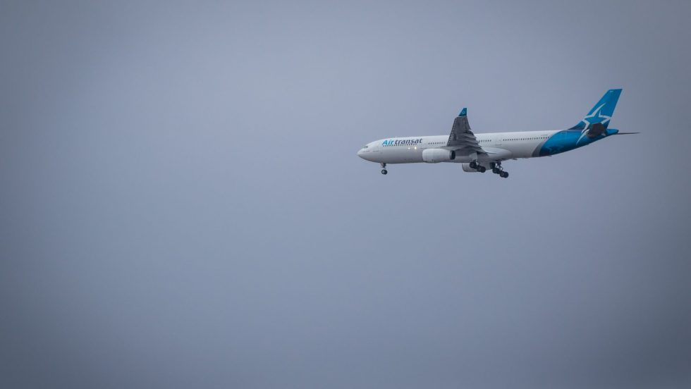 Un avion d'Air Transat