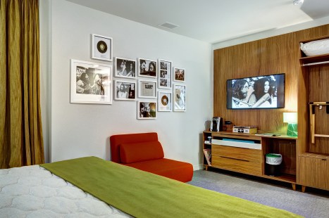 Chambre de l'hôtel UVille