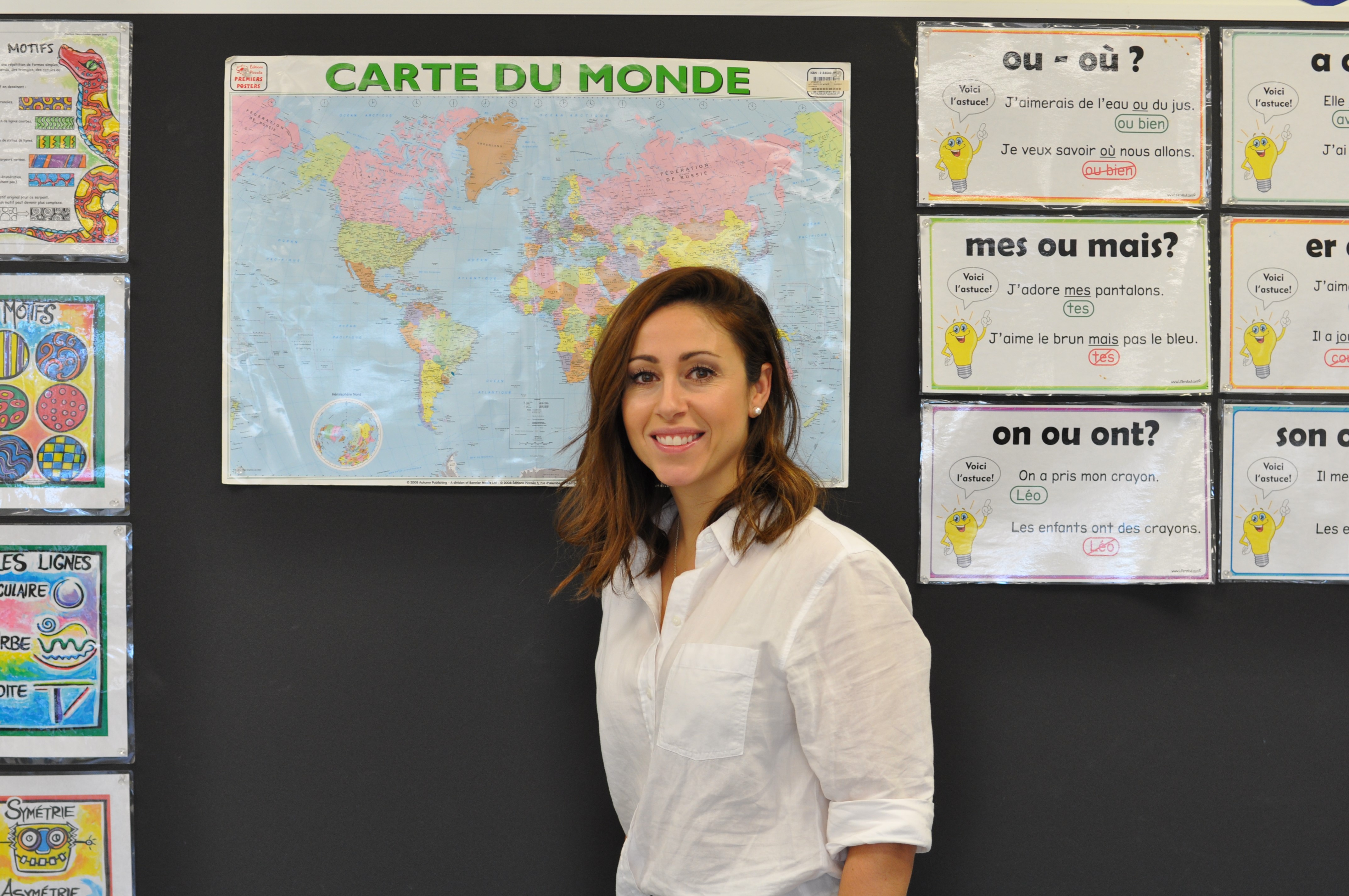 L’équipe-école du pavillon des Marguerite, sur Place du Commerce, a réussi à faire un bel environnement pour les élèves.