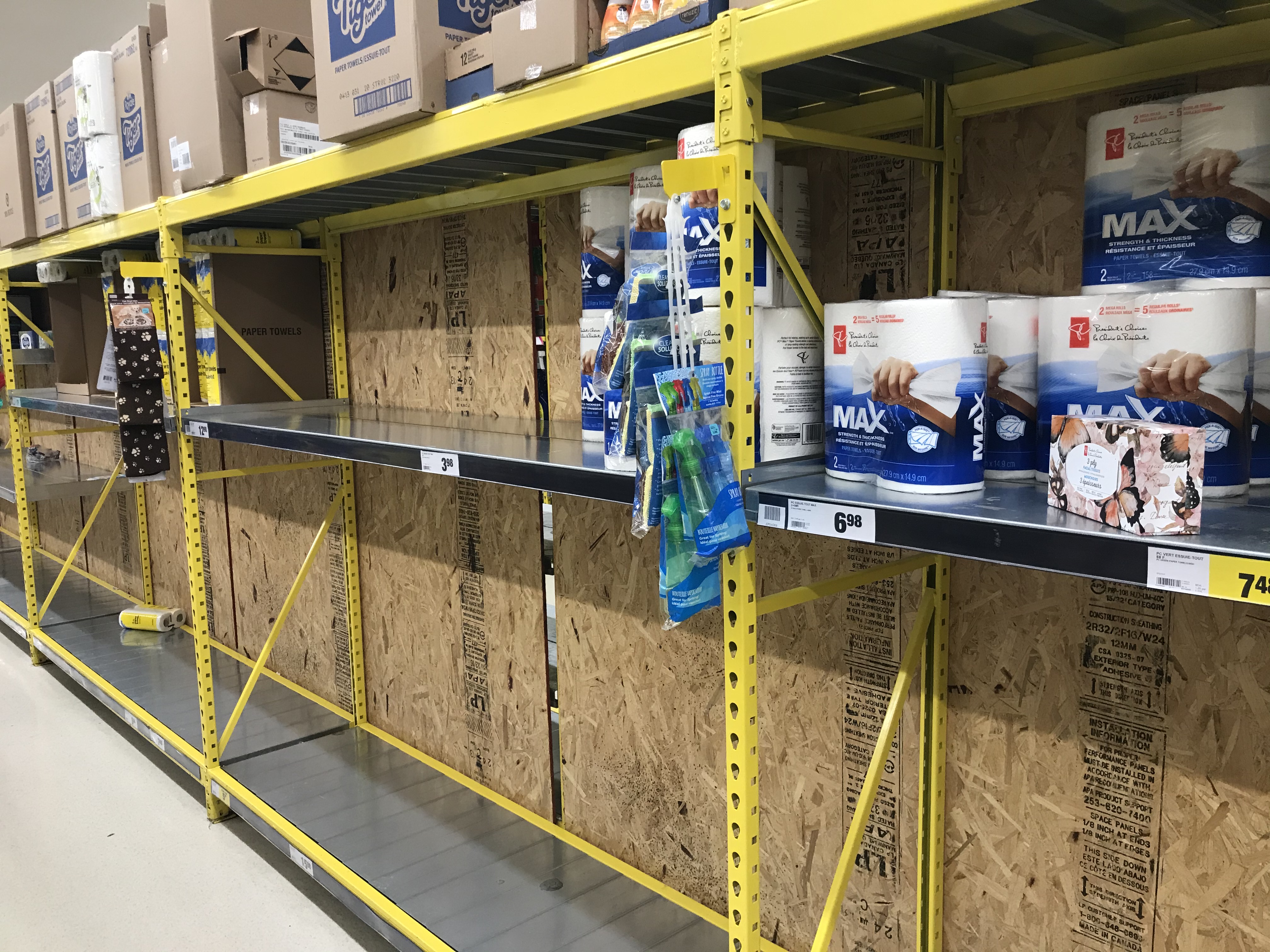 pénurie papier toilette