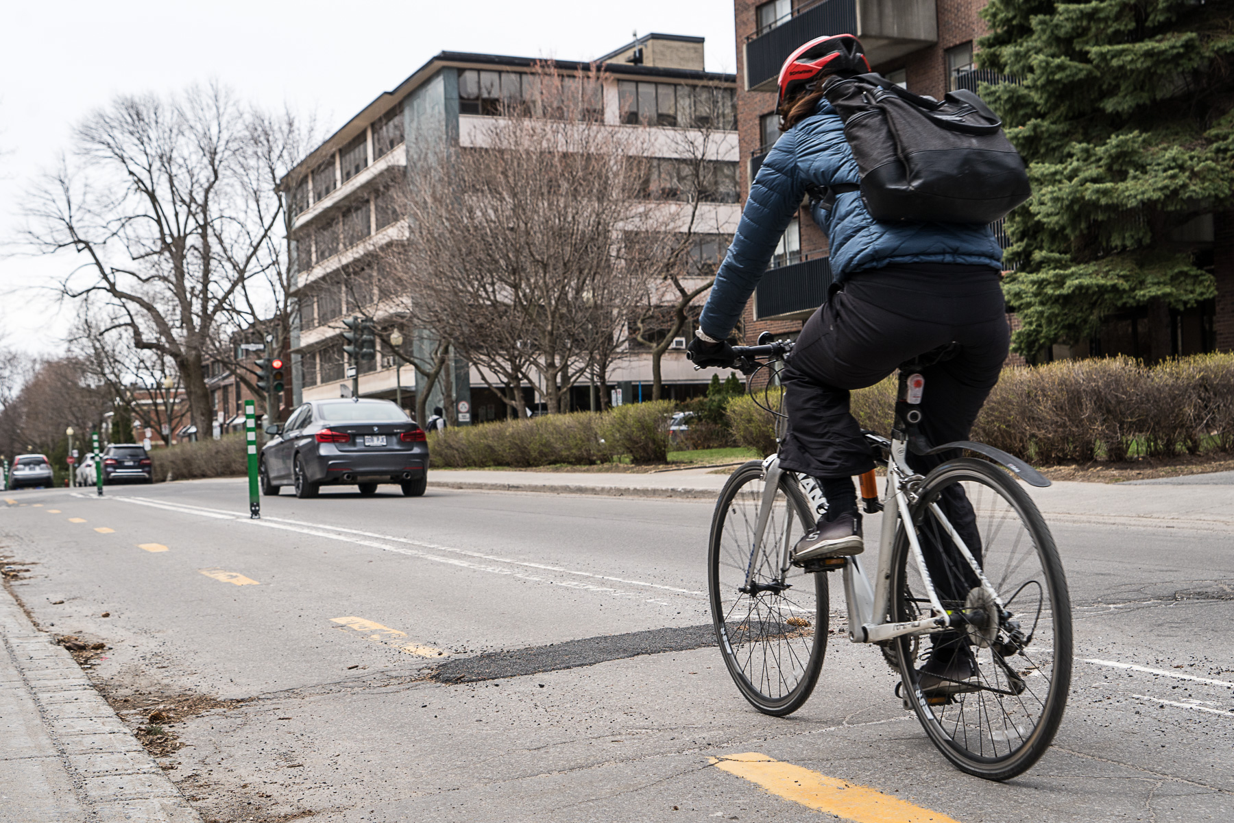 distanciation sociale cycliste