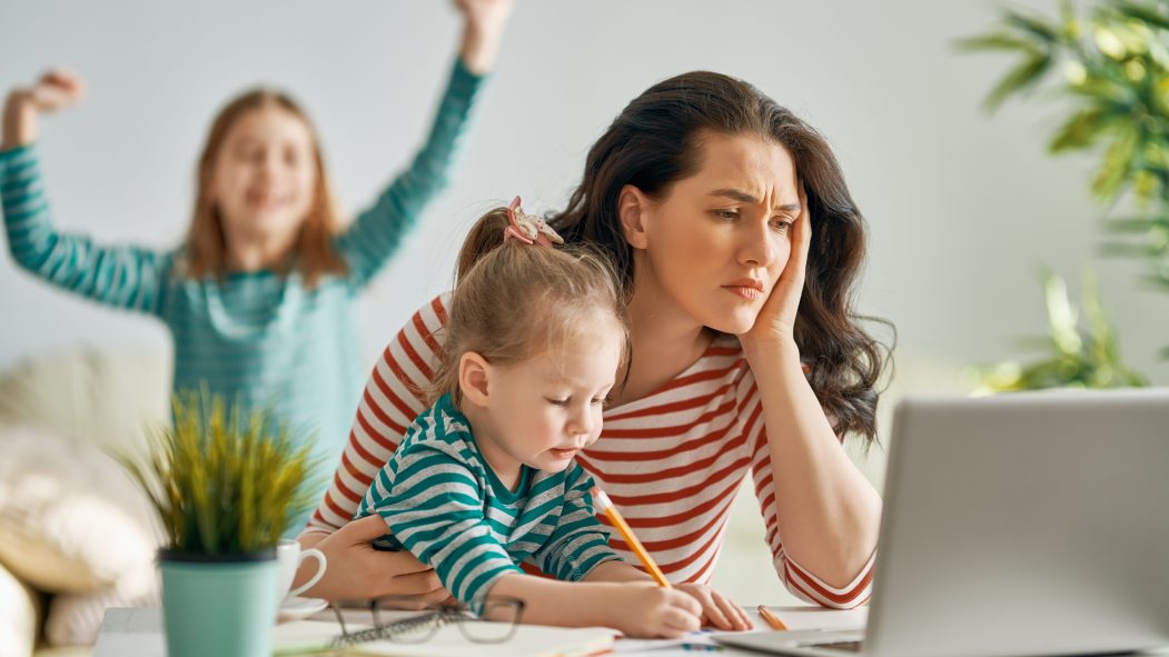 Enfants et télétravail