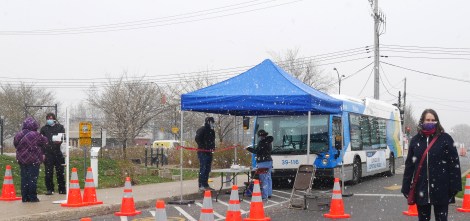 Clinique mobile dépistage COVID-19