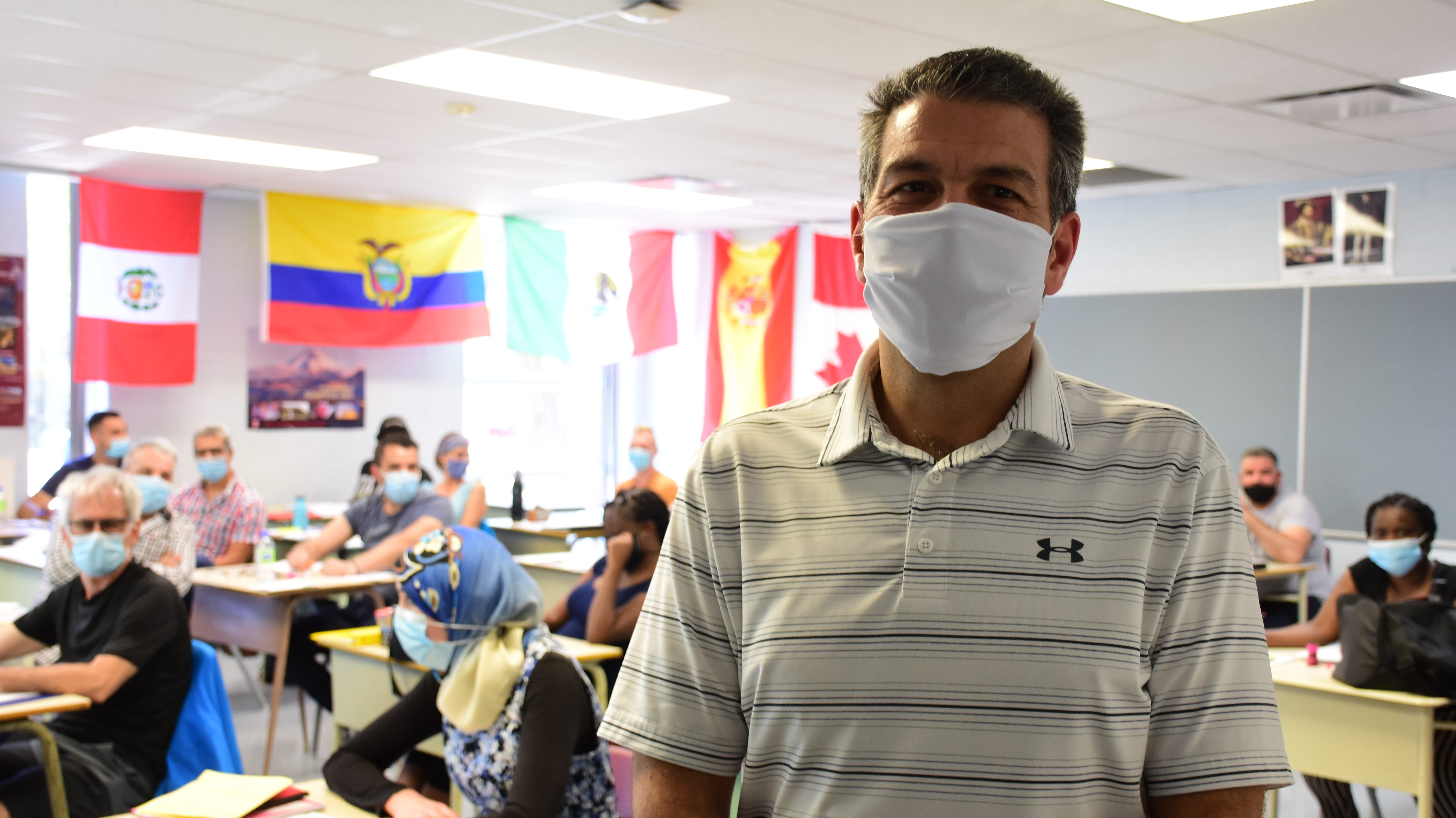 Des élèves suivent la formation de préposé.