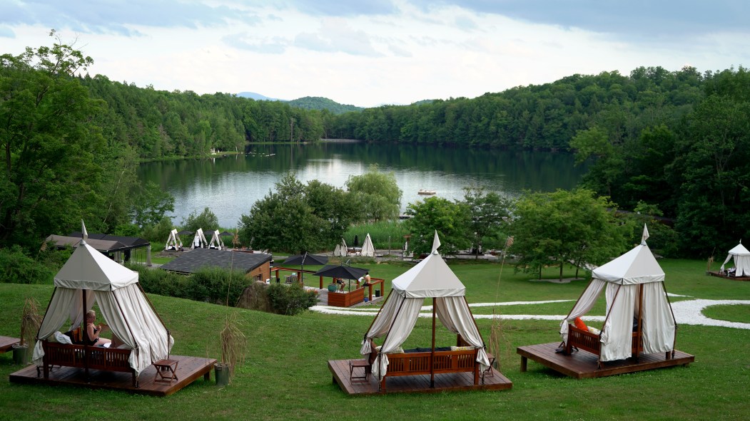 Vue sur le Balnea spa