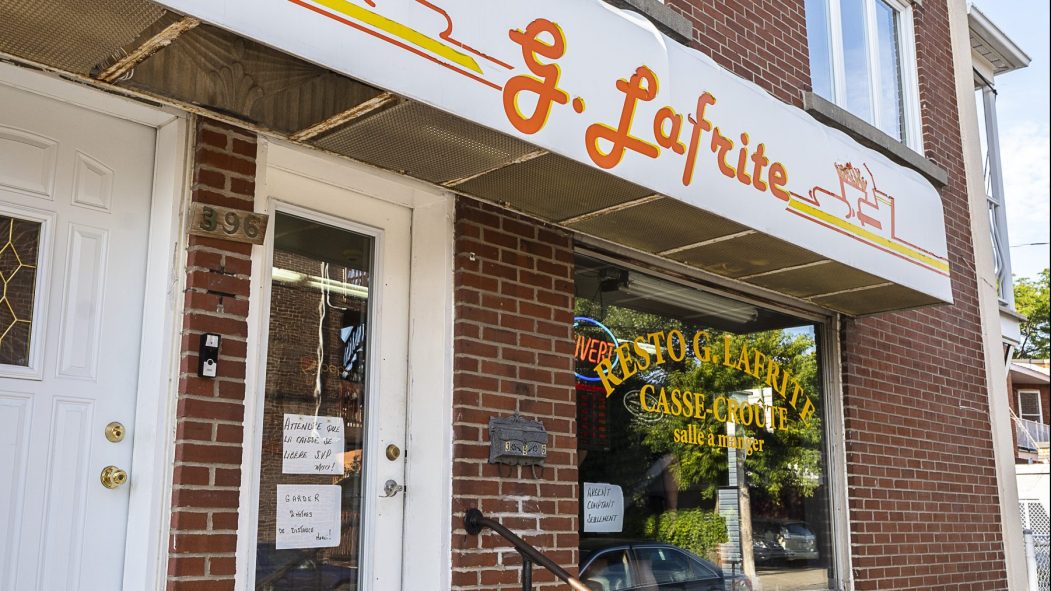 Le restaurant G. Lafrite, dans l'arrondissement Lachine.