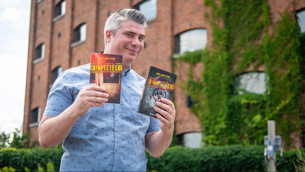 Marc-André Pilon, auteur de la série de romans jeunesse «Infectés».