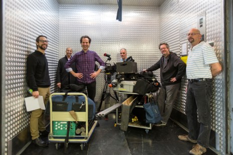 Éric Ruel et son équipe de production