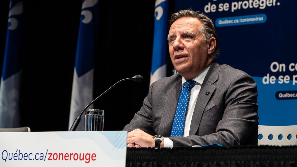 Le premier ministre François Legault