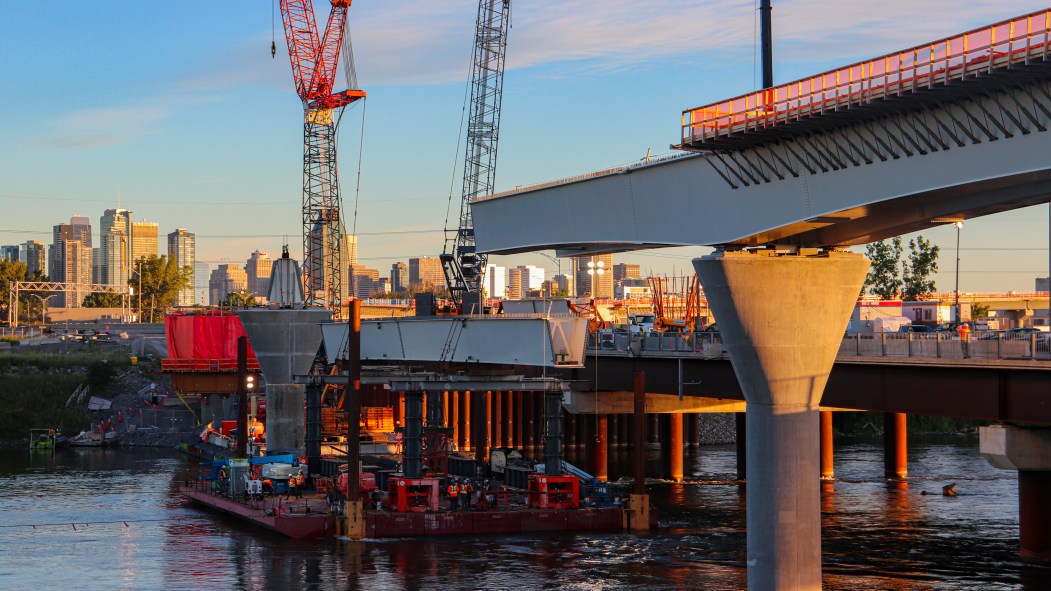 Les travaux du REM en 2020.