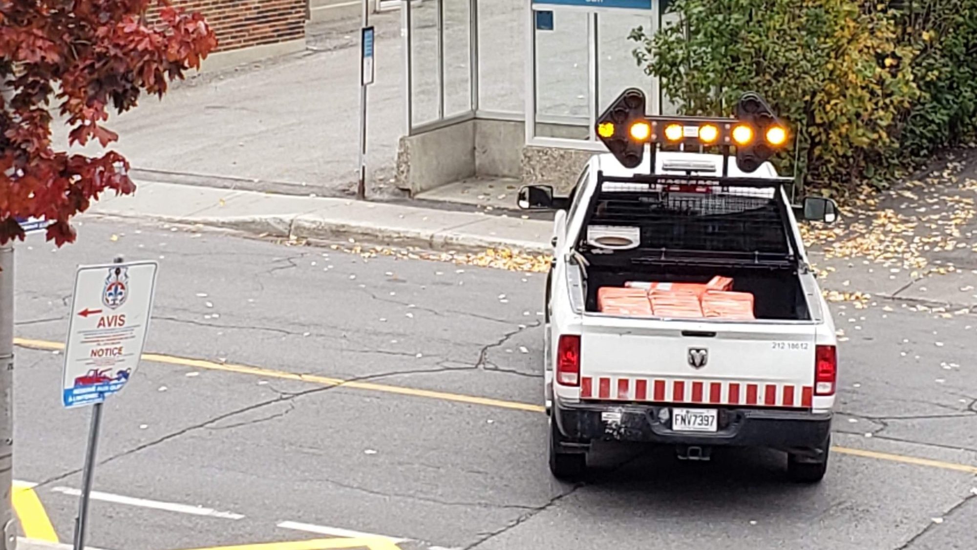 Camion de la Ville de Montréal