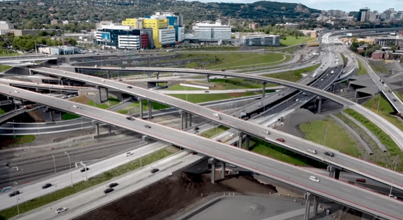 Le nouvel échangeur Turcot