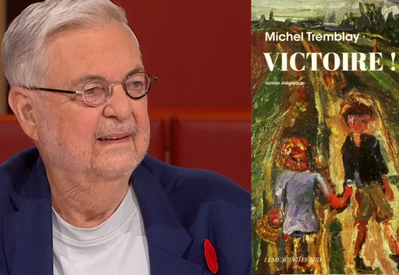 Michel Tremblay présente son nouveau roman Victoire
