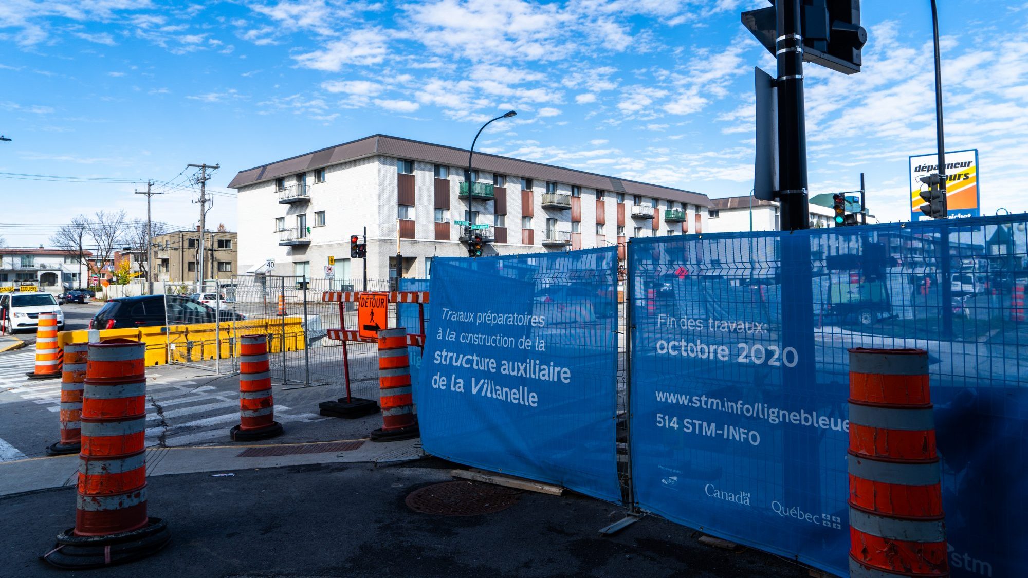 entraves ligne bleue