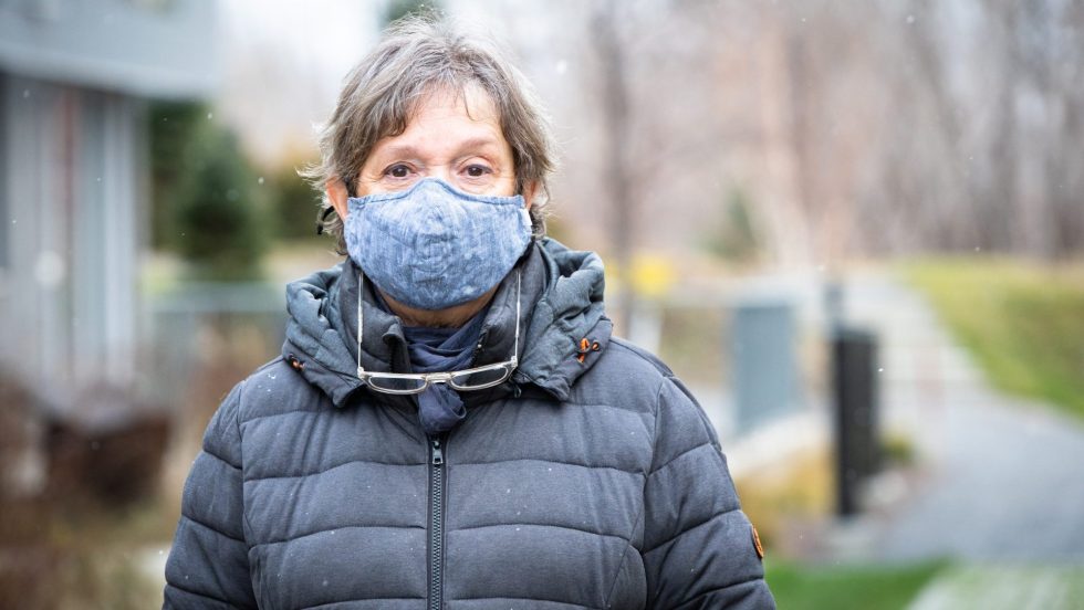 Denise Marion, résidente qui dénonce le laxisme dans l'application des mesures sanitaires à la résidence pour personnes âgées Rosemont Les Quartiers.